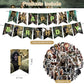The Walking Dead Party Supplies - Birthday Decorations for TV Show Theme With Happy Birthday Banner, Cake Topper, Balloons, and Stickers