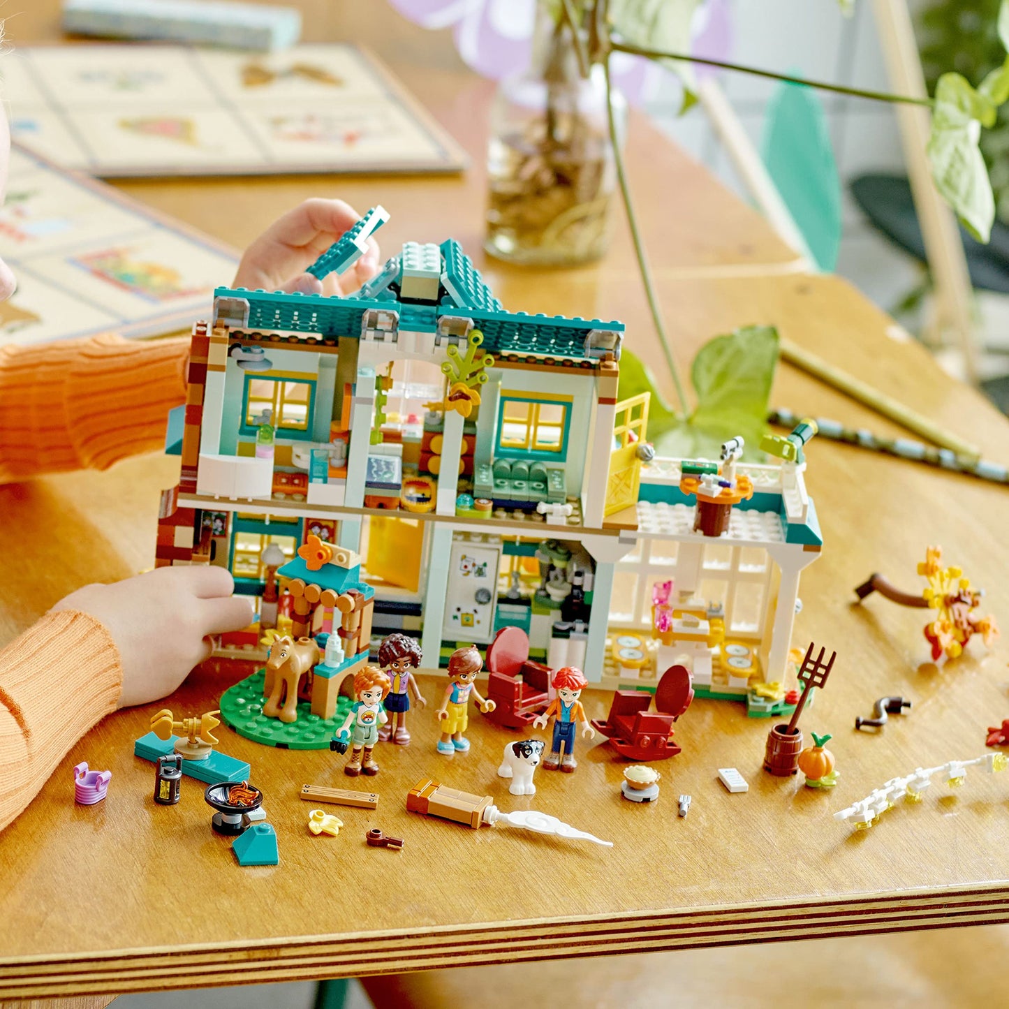 LEGO Friends Autumn's House 41730, Dolls House Playset with Accessories, Toy Horse & Mia Mini-Doll, Toys for Girls and Boys 7 Plus Years Old, Birthday
