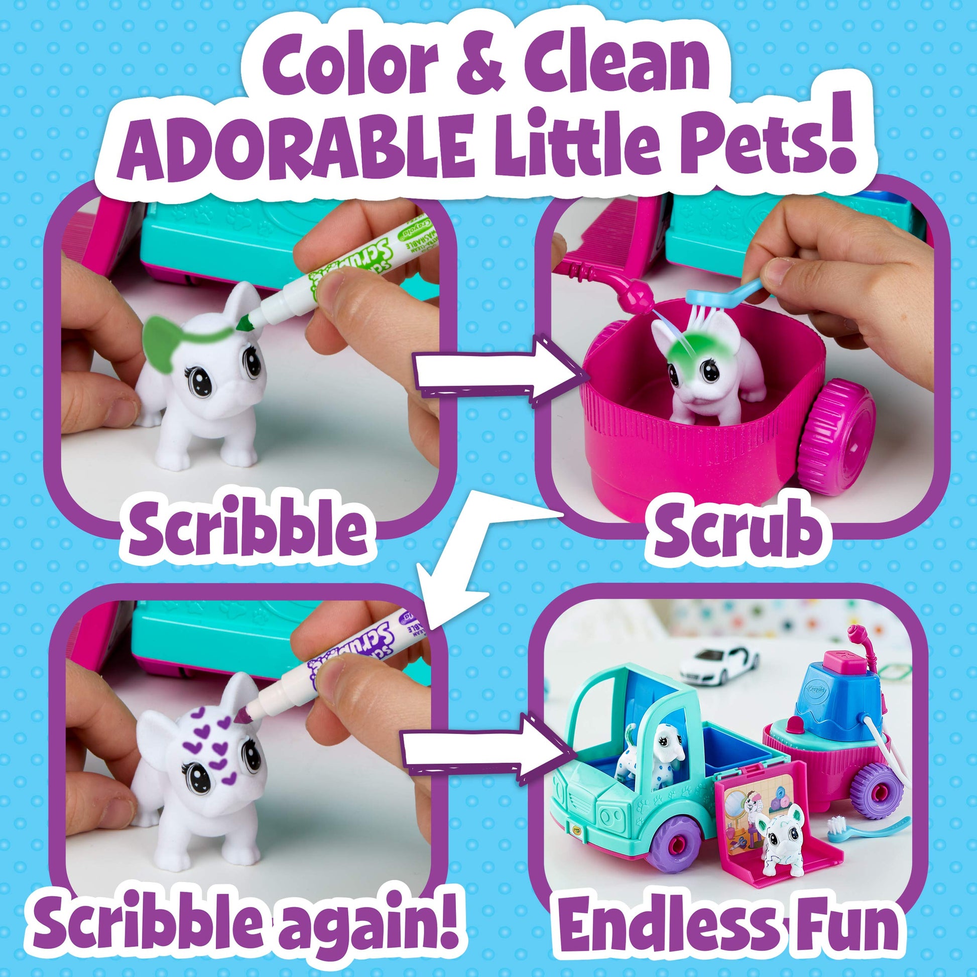 Scribble Scrubbie Pets! Beauty Salon Playset