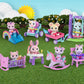 Honey Bee Acres Rainbow Ridge Fantasy Collectible Toy Figure Series, Surprise Set Includes Flocked Poseable Figure with Accessory, Assorted Style, for
