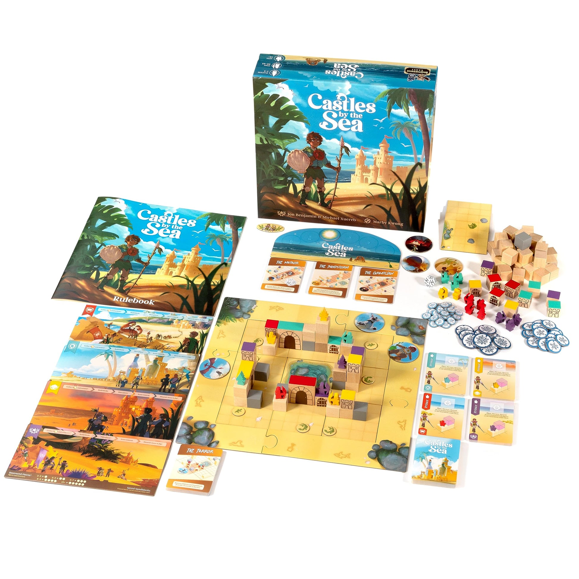 Castles by the Sea by Brotherwise Games, Strategy Board Game