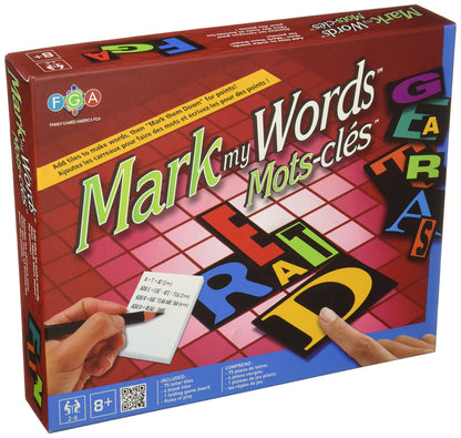 Family Games Mark My Words Tabletop Word Board Game