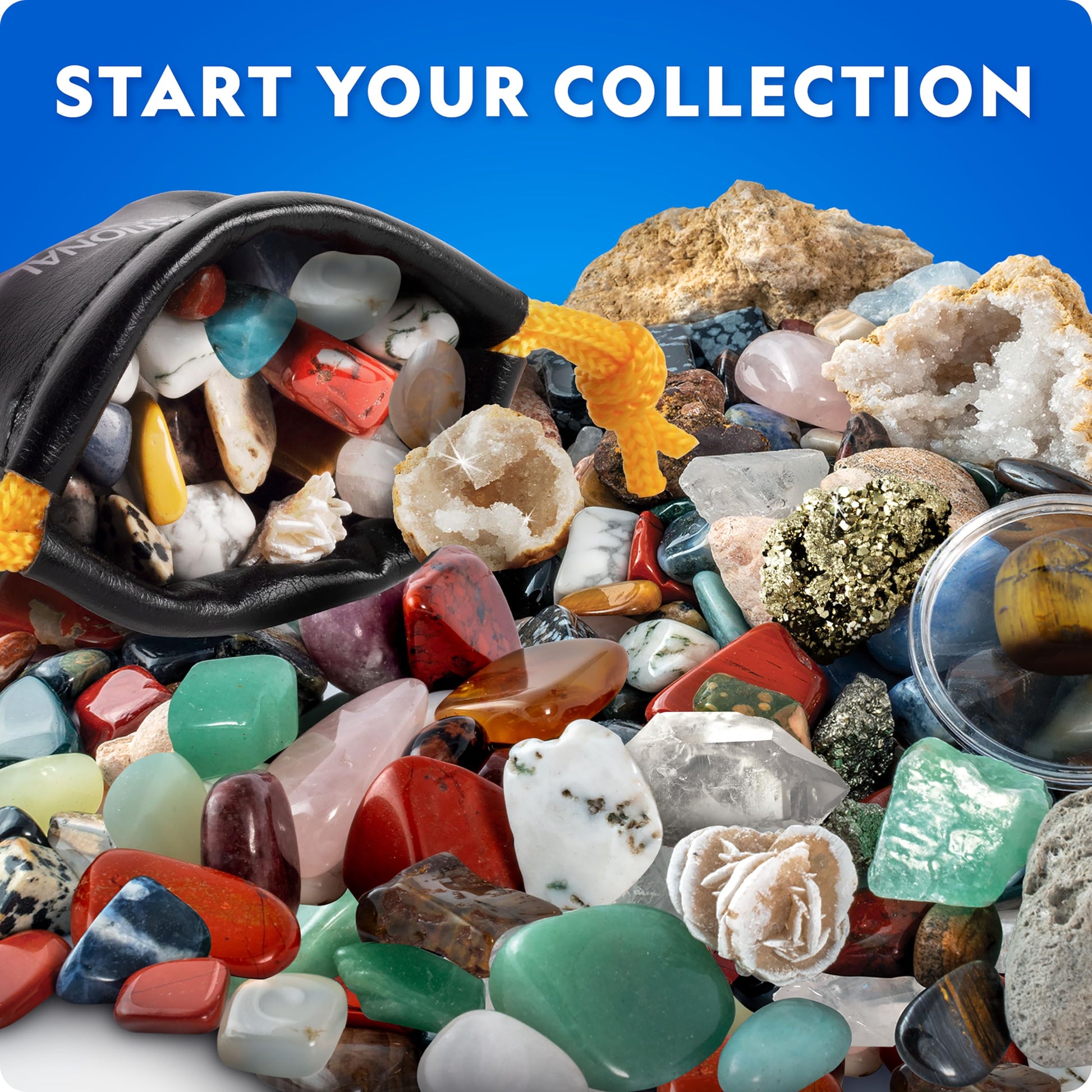 National Geographic Rock Collection with 300+ Gemstones and Minerals