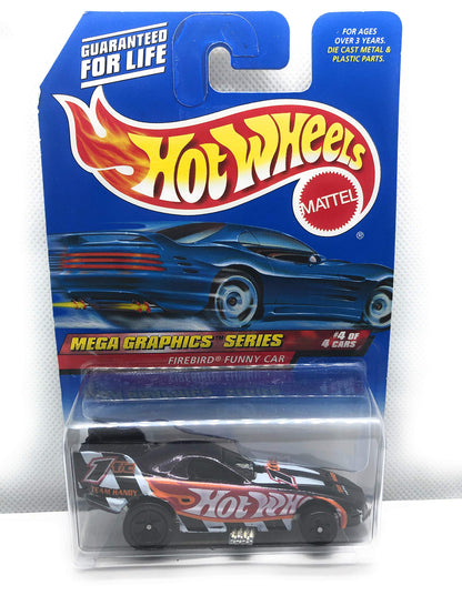 Hot Wheels 1999 Mega Graphics Series Firebird Funny Car 4/4 1:64 Scale Die Cast Car