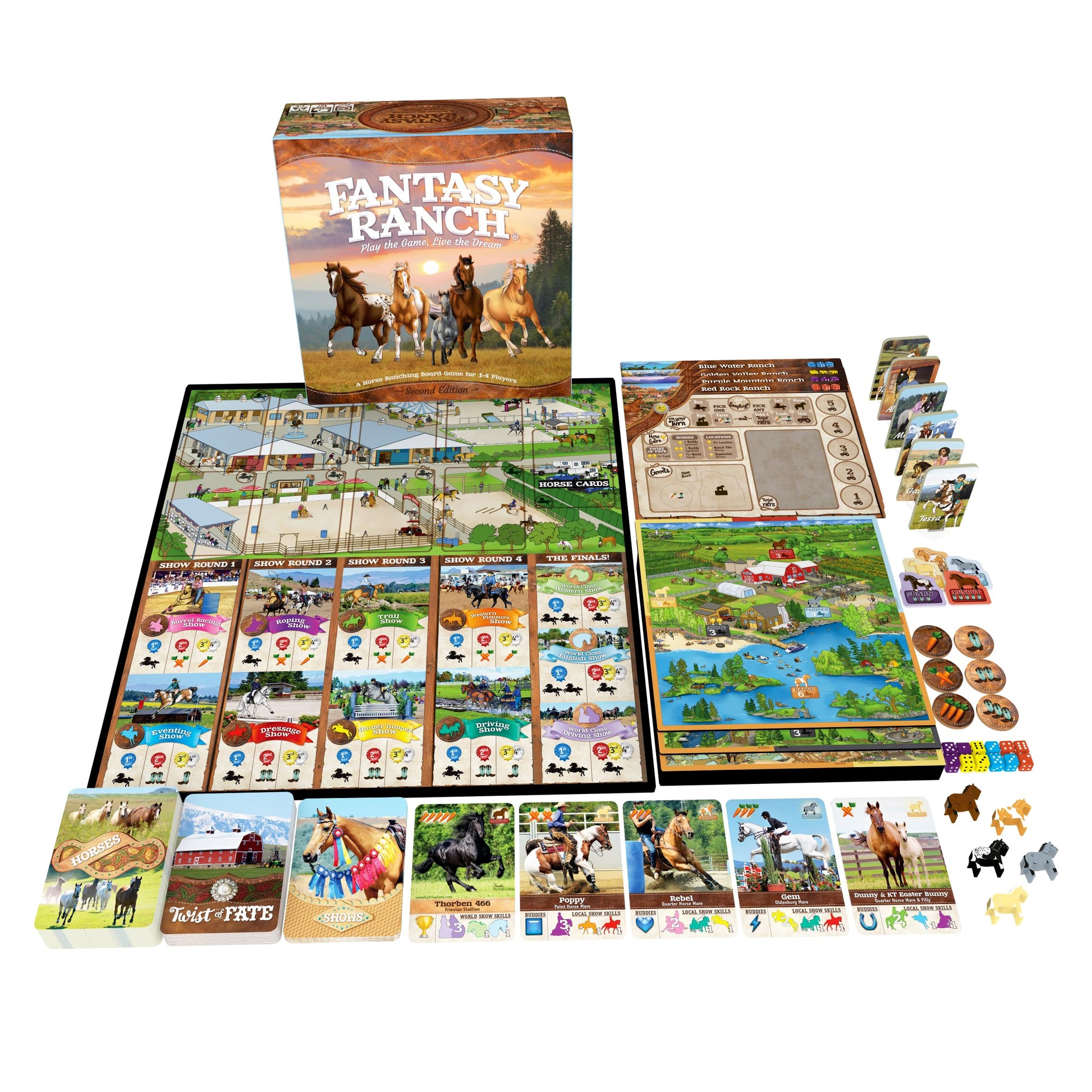 Fantasy Ranch Board Game