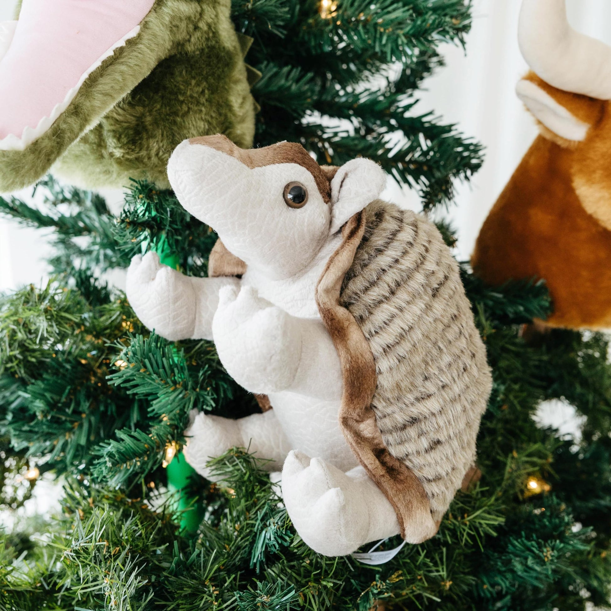 The Petting Zoo Armadillo Stuffed Animal Plushie, Gifts for Kids, Ride Along Hobby Animals, Armadillo Plush Toy, 36 inches