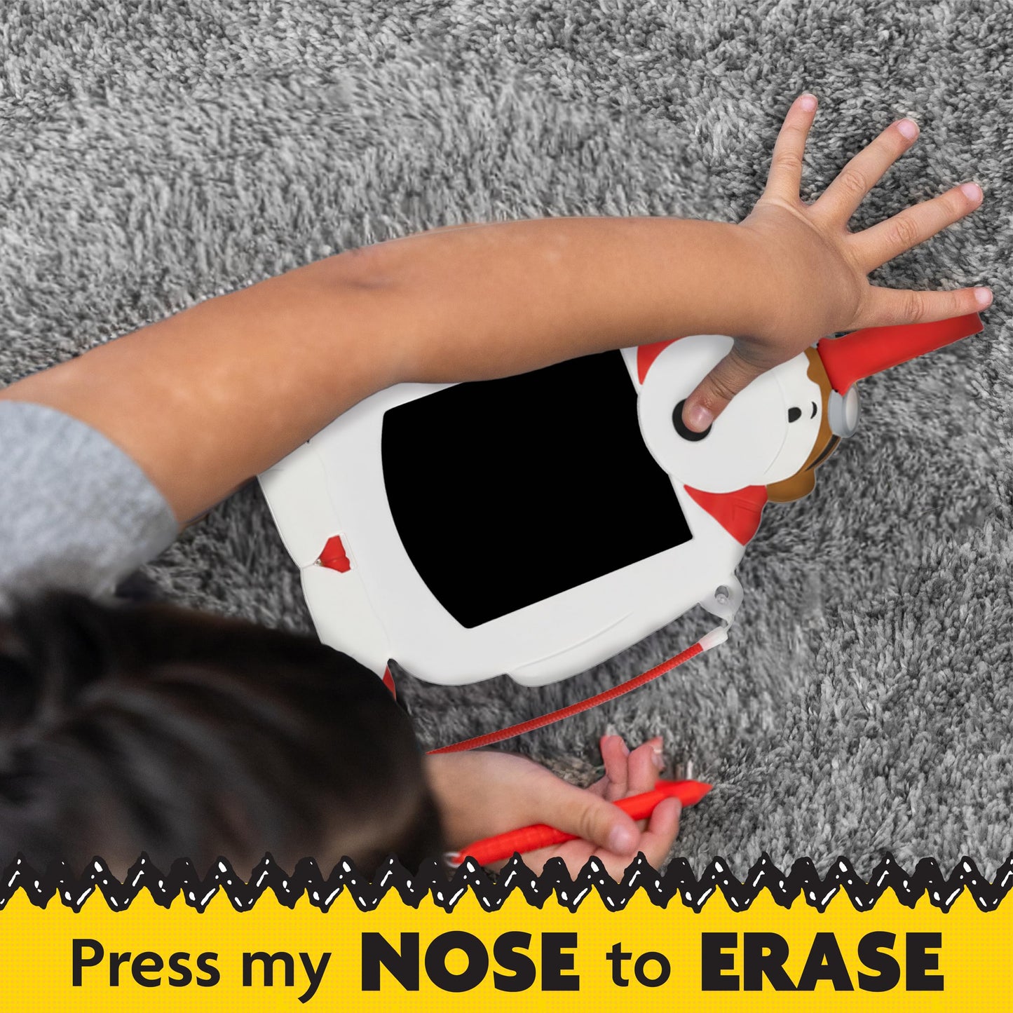 Boogie Board Snoopy LCD Doodle Pal for Kids - Reusable 4” LCD Writing Tablet, Mess-Free Drawing Pad with Stylus, Travel Toy for Toddlers Ages 3+