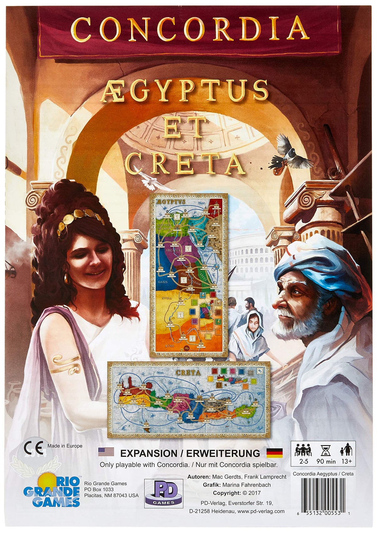 Rio Grande Games Concordia - Aegyptus & Creta