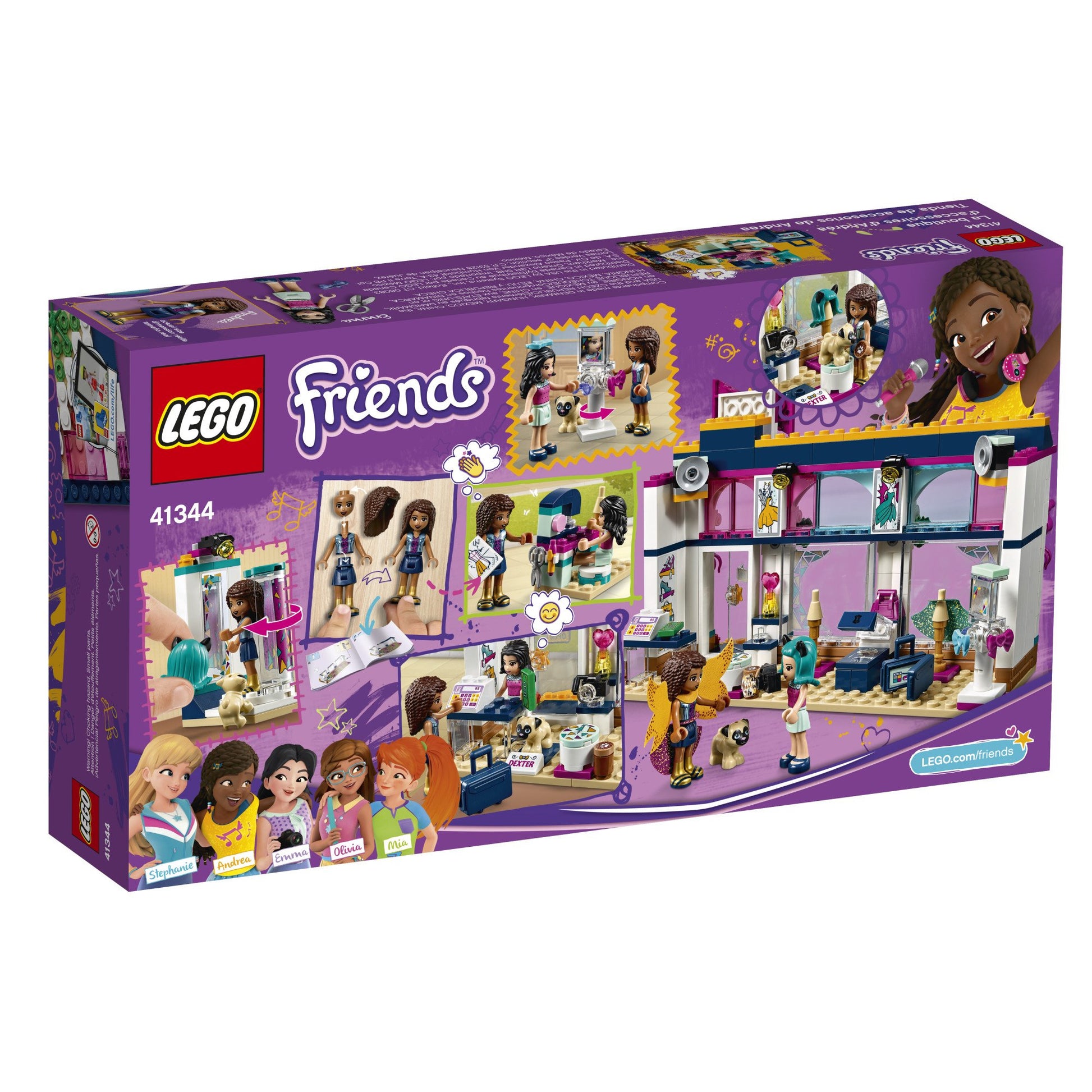 LEGO Friends Andrea’s Accessories Store 41344 Building Kit (294 Pieces)