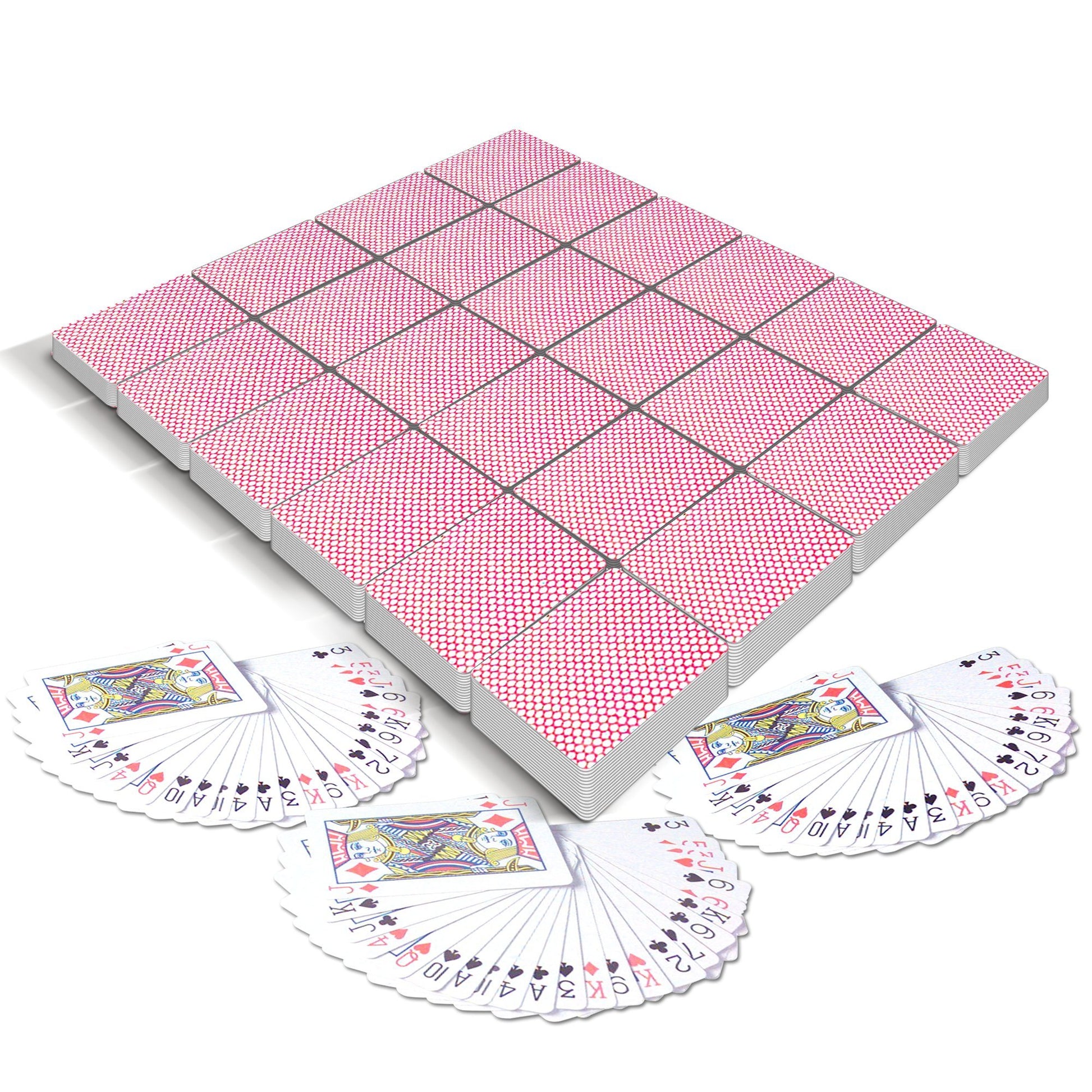 Gamie Pack of 20 Mini Playing Cards - Poker Mini Card Deck - Miniature 1.5 Inch Card Set - Small Casino Game Cards for Kids, and Adults - Great