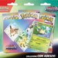 Pokémon TCG: Leafeon Scarlet and Violet Expansion Sticker Collection - Prismatic Evolutions (one Holographic Promo Card and Three Expansion Packs)