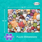 Re-marks Seashore Puzzle 1000-Piece Seashell Puzzle, Artistic Jigsaw Puzzle for All Ages - Made in USA