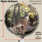 Havercamp Buck Party Balloons (3 pcs.)! 3 Deer (18") Mylar Balloons in Next Camo pattern. Camouflage Motif with Beautiful Buck. Great for Hunter