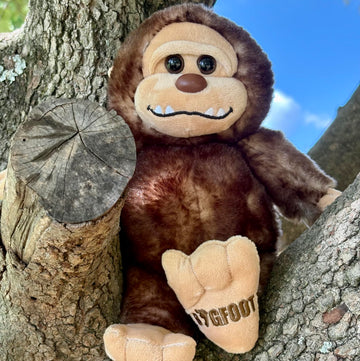 The Petting Zoo Bigfoot Boy Stuffed Animal Plushie, Gifts for Kids, Wild Onez Wildlife Animals, Bigfoot Ape Plush Toy 12 inches