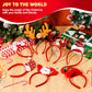 JOYIN 16PCS Cute Christmas Headbands, Festive Set, Great for Christmas Parties, Holiday Party Favors, Unique Design, Wide Application, Premium