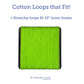 Harrisville Designs Friendly Loom | 10” PRO-Sized Lime Potholder Weaving Loops | Craft 2 Cotton Potholders