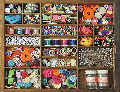 Springbok Sewing Box 500 Piece Jigsaw Puzzle for Adults