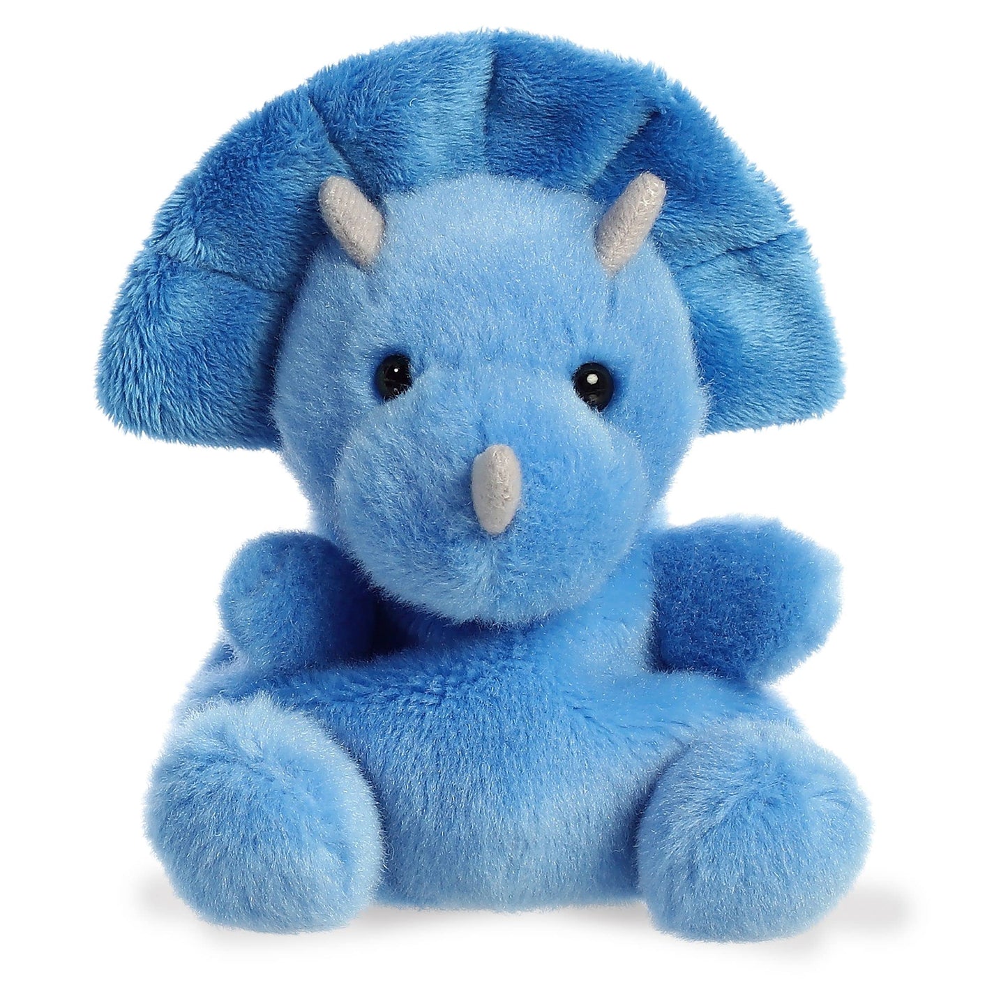 Aurora® Adorable Palm Pals™ Tank Triceratops™ Stuffed Animal - Fun Collectible Plush for Kids and Adult Collectors - Perfect for Decorating Rooms