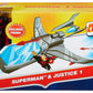 DC Justice League Action Superman & Justice 1 Vehicle, 4.5"