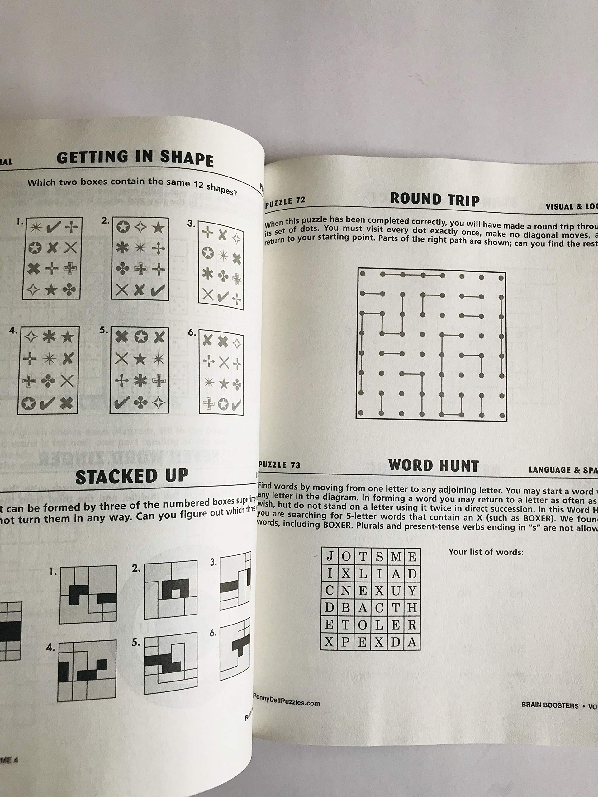 Volume 4 of Brain BOOSTERS from The Collectors Series Penny Press