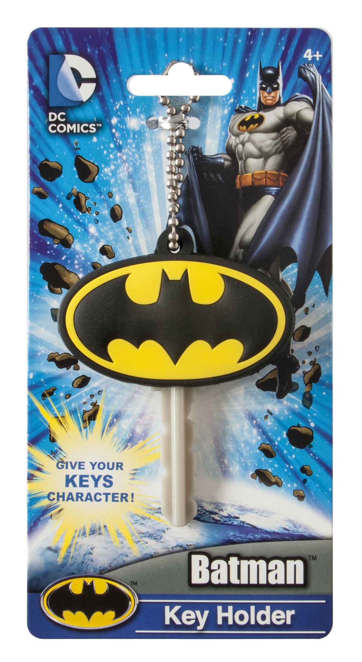 DC Batman Logo Soft Touch PVC Key Holder