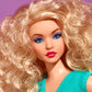 Barbie Looks Fashion Doll with Curly Blonde Hair Dressed in Ruched Crop Top & Satiny Lavender Shorts, Posable Collectible Made to Move Body