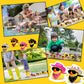 24 Sets Disco Cowboy Rubber Ducks with Scarf Hat and Sunglasses Mini Bath Duck Toys for Birthday Swimming Party Gift Favor Decorations
