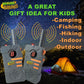 Nature Bound Walkie Talkies for Kids with Up to Two Mile Range and Built in Flashlight, 462 mhz, Set to Two, Belt Clips, for Boys and Girls Ages 5+