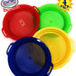 Matty's Toy Stop Sand Sifter Sieves for Sand & Beach (Red, Blue, Yellow & Green) Complete Gift Set Bundle - 4 Pack (8.75'' x 9.75")