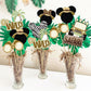 Mouse Safari Centerpiece Sticks- Let's Go Wild Jungle Animal Birthday Party Baby Shower Table Toppers for Kids?28PCS?