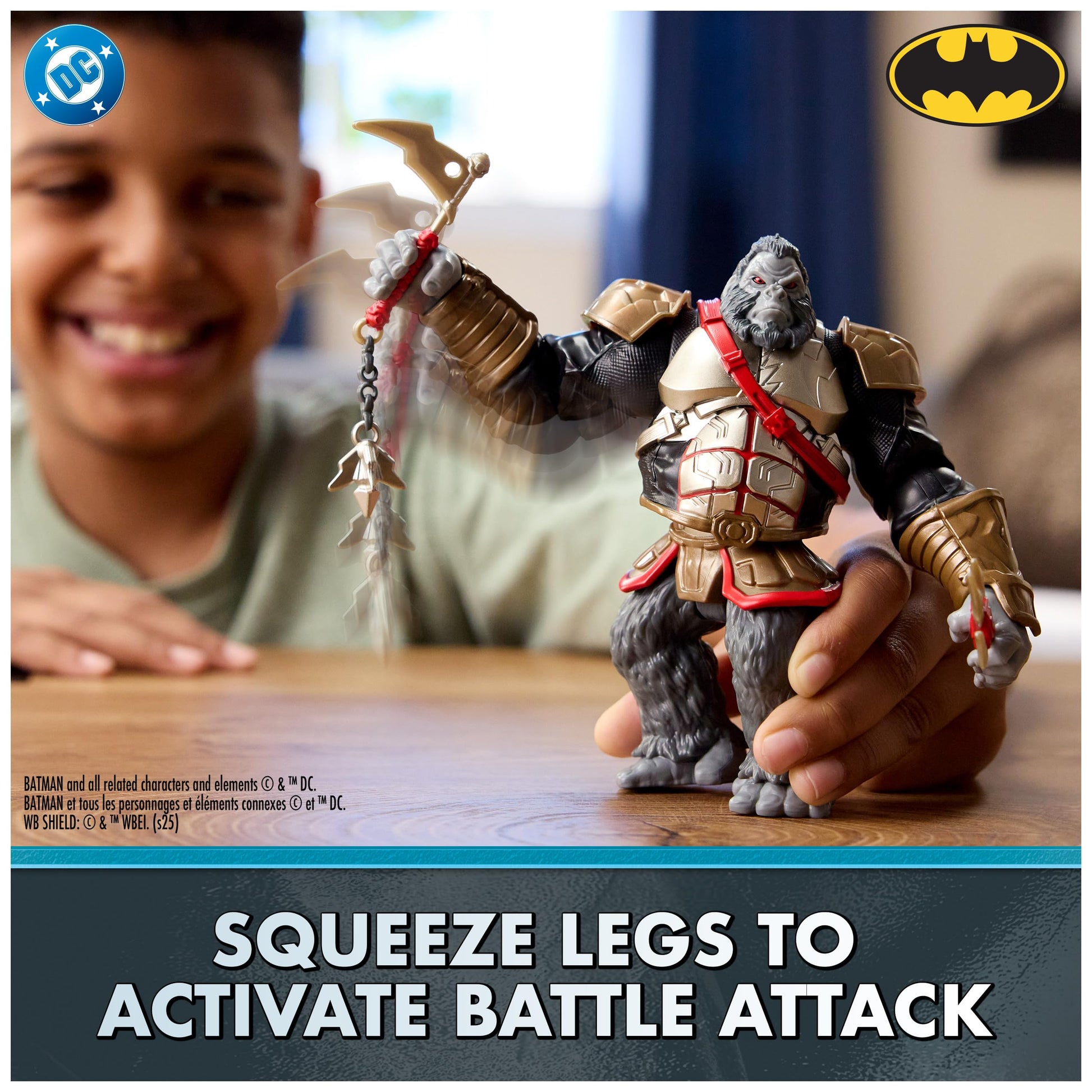 DC Comics Battle Clash Gorilla Grodd Action Figure, 6-Inch