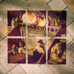 Magic: The Gathering | Avatar: The Last Airbender Scene Box 2 - Tea Time at the Jasmine Dragon | 6 Foil Borderless Scene Cards, 6 Art Cards, 3 Play
