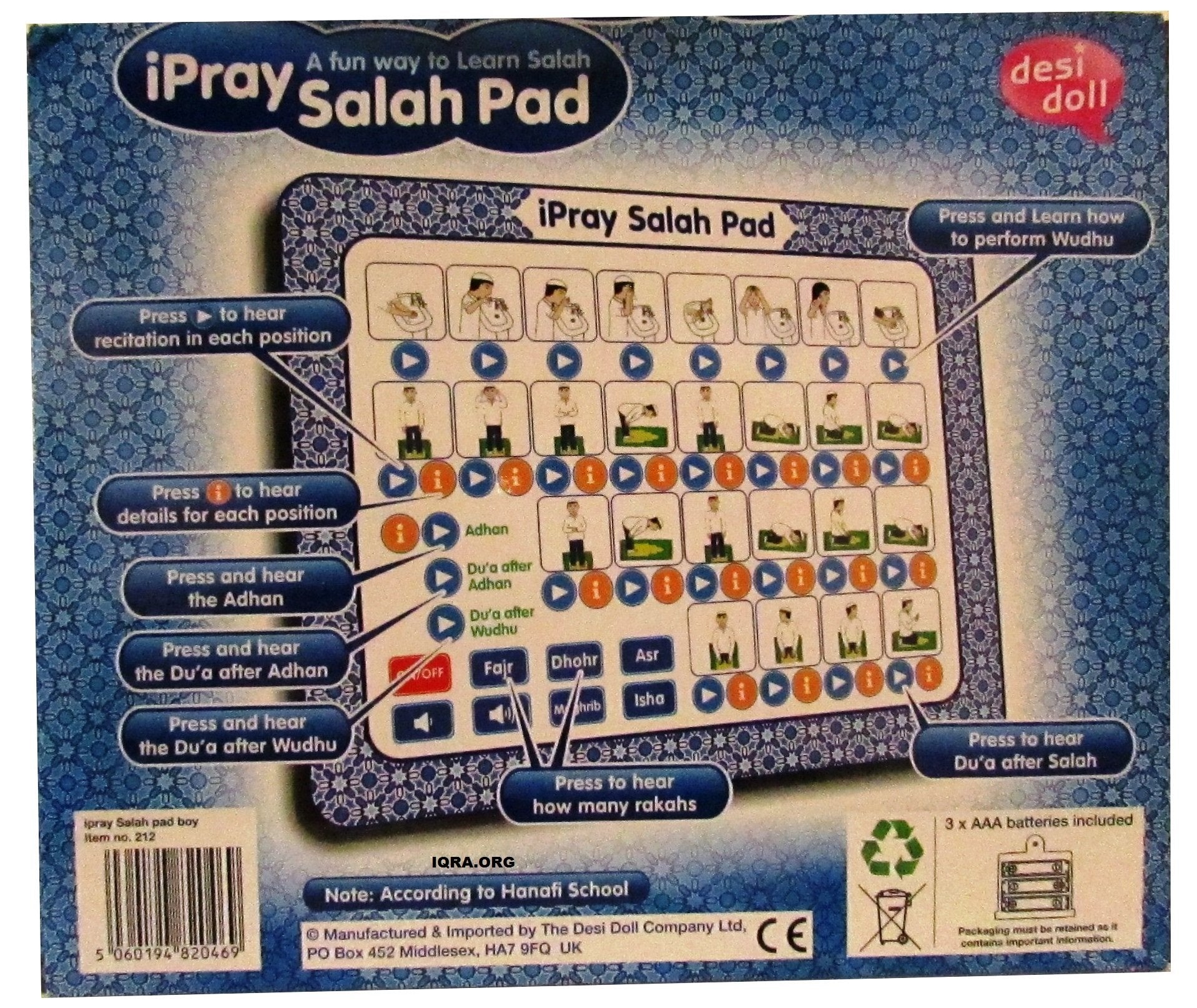 iPRAY SALAH PAD (BOYS)