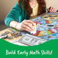 Learning Resources Money Bags Coin Value Game - Classroom Math Games, Financial Literacy for Kids, Play Coins for Kids, Counting Games, Money Board
