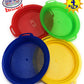 Matty's Toy Stop Sand Sifter Sieves for Sand & Beach (Red, Blue, Yellow & Green) Complete Gift Set Bundle - 4 Pack (8.75'' x 9.75")