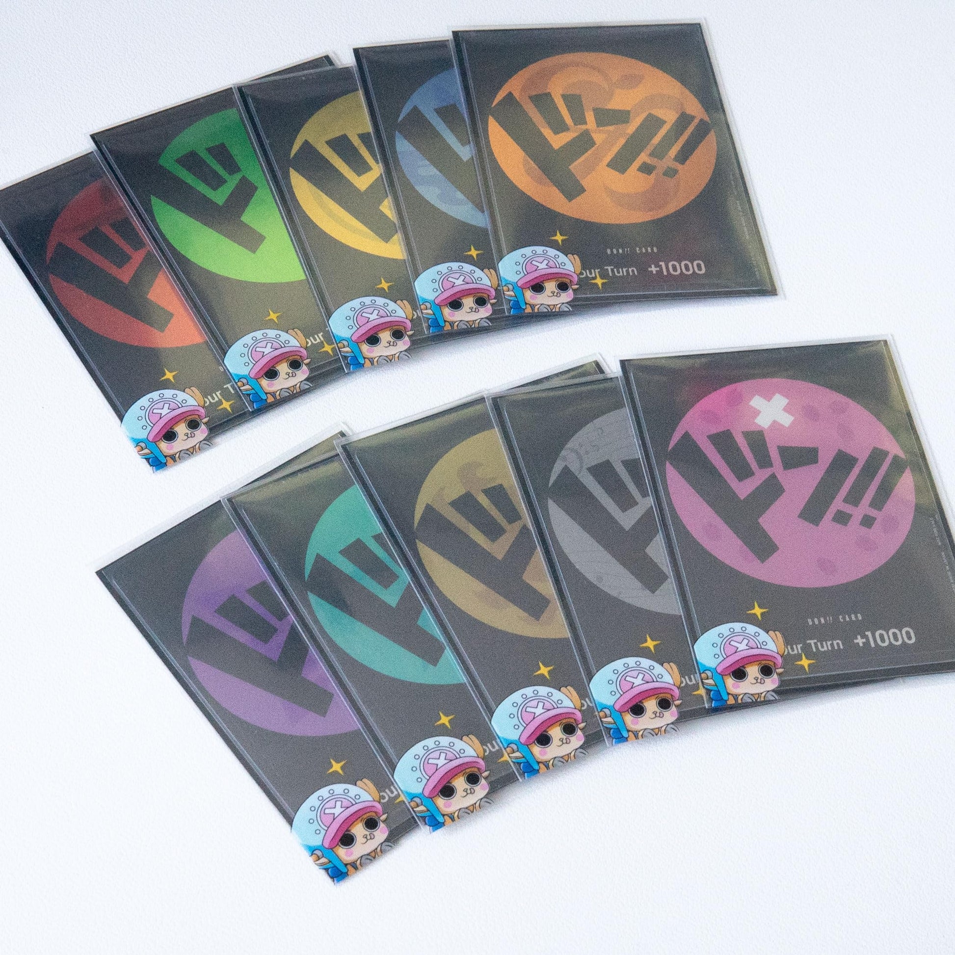 Luffy Oversleeves Matte Clear: Outer Sleeves 60 CT - Compatible with Standard Sized Cards Such as One Piece, Magic The Gathering Cards (Chopper)