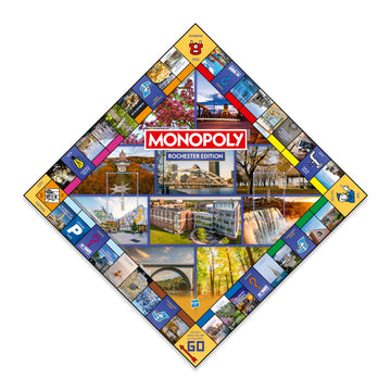 Monopoly Board Game - Rochester, NY Edition: 2-6 Players Family Board Games, Board Games for 8 Years Old and Up, Fun Everyone