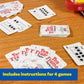 LEARNING ADVANTAGE Ten Frame Playing Cards, Set of 44