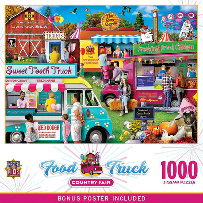 MasterPieces 1000 Piece Jigsaw Puzzle for Adults and Family - Country Fair - 19.25"x26.75"