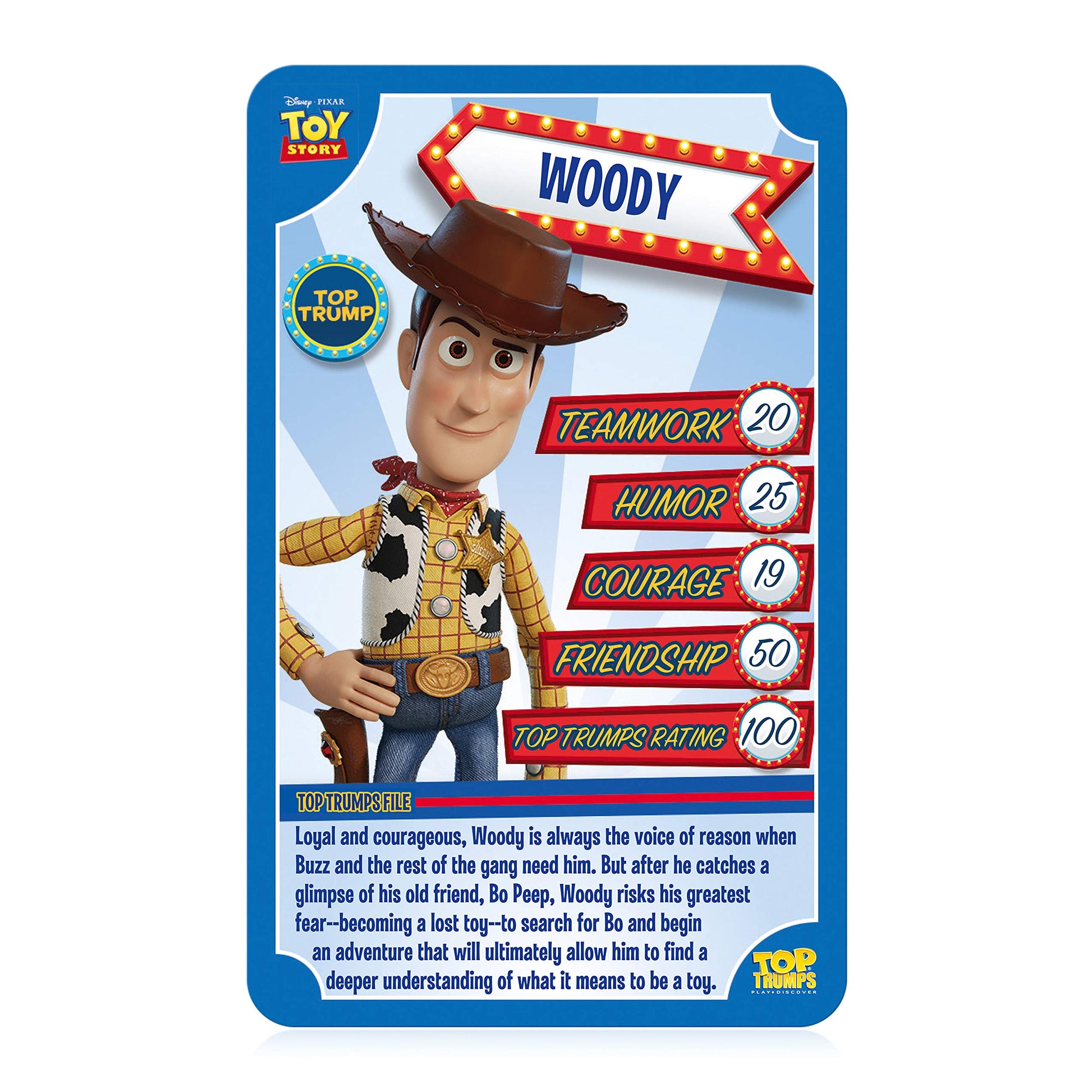 Top Trumps Card Game Disney Pixar Toy Story - Family Games for Kids and Adults - Learning Games - Kids Card Games for 2 Players and More - Kid War