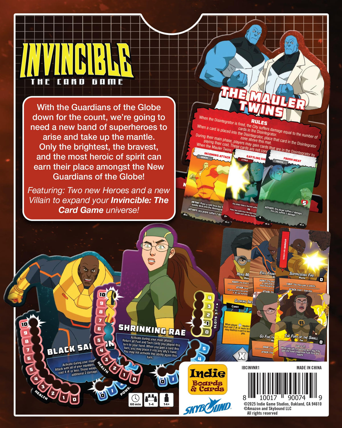 Indie Boards and Cards Invincible: The Card Game, New Recruits Expansion