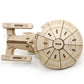 Star Trek The Next Generation Enterprise 3D Wood Puzzle Model Kit (50 Pcs) Officially Licensed NCC-1701-D Starship Replica - No Glue DIY Set