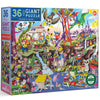 eeBoo Fairies & Tales 36 Giant Piece Children's Puzzle, 24.5" x 20"