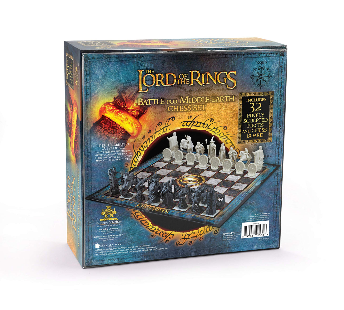 Lord of the Rings Battle for Middle Earth Chess Set