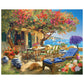 White Mountain 1000 Piece Jigsaw Puzzle Seaside Ocean, Coastal Paradise