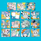 Fashion Angels Disney Stitch Color & Collage Design Set, Includes 15 Colorable Posters & 7 Sticker Sheets, Ideal Crafts Activity for Kids Ages 8