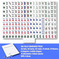 Engraved American Mahjong Tiles Set, 166 Pink 1.4" Melamine Mahjong Tiles, Easy-to-Read Jumbo Size Mah Jongg Game with Storage Bag, NMJL Compatible