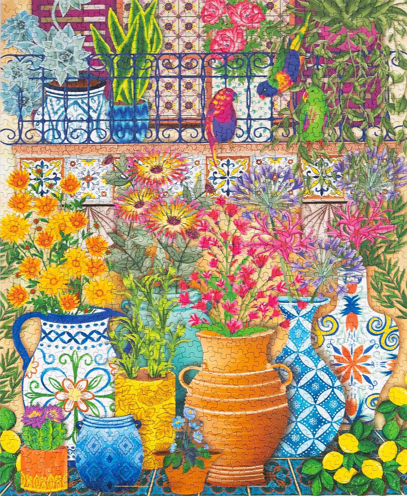Springbok Mediterranean Garden Retreat 1000 Piece Jigsaw Puzzle for Adults