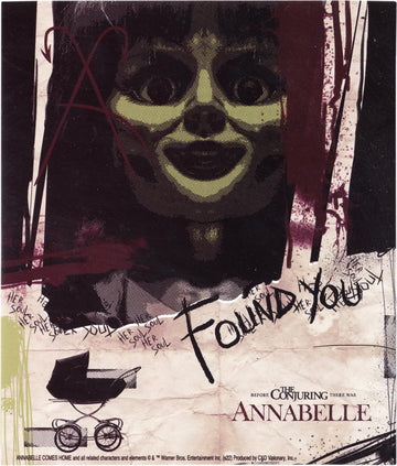 The Conjuring - Annabelle Found You - Sticker/Decal