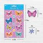 Designer Greetings 528 PCS Butterfly Stickers - Perfect for School
